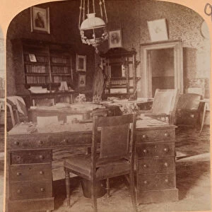 Office of Ex-President Steyn, Bloemfontein, South Africa, 1899 (b / w photo)