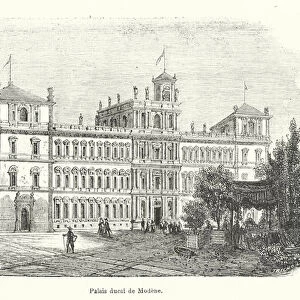 Palais ducal de Modene (engraving)