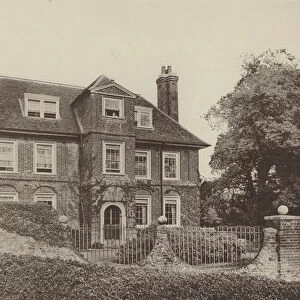 Pendell House Bletchingley, Surrey (b / w photo)