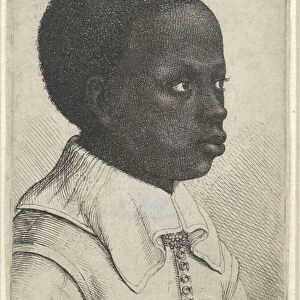 Portrait of a black boy, 1645 (etching)