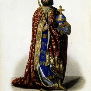 Portrait of Charlemagne or Charles I the Great, King of the Franks