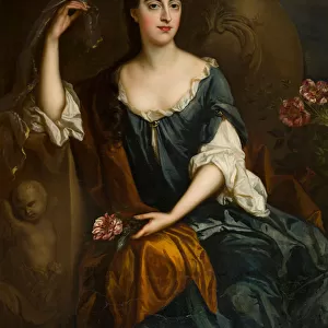 Portrait of Mrs Judith Corbet, c. 1680-1710 (oil on canvas)
