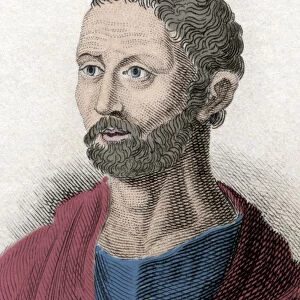 Portrait of Posidonios Greek philosopher Stoician (135-51 BC) (Poseidonios, Poseidonios