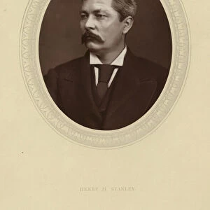 Portrait of Sir Henry Morton Stanley (b / w photo)