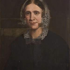 Portrait of an Unknown Woman, 19th century (oil on canvas)