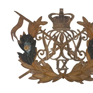 Pouch badge, 11th Regiment of Bengal Cavalry (Lancers), 1864-1876