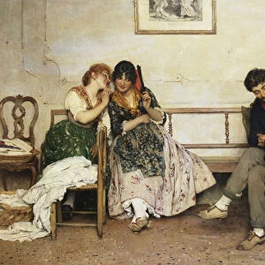 Proposal of Love, 1884 (oil on canvas)