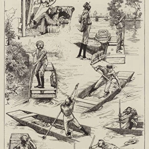A Punting Expedition on the Thames (engraving)