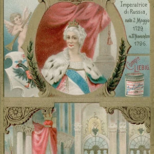 Queen Catherine the Great (chromolitho)