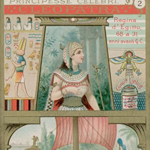 Queen Cleopatra (chromolitho)