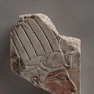 Relief of Hatshepsut or Tuthmosis III, 1479-1425 BC (painted limestone)