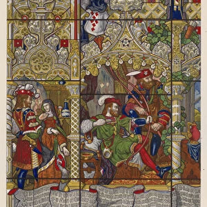 The Robin Hood Window by Messrs Chance and Co, Birmingham (chromolitho)