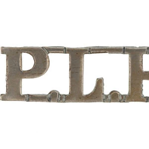 Shoulder title, Punjab Light Horse, 1893-1947 (metal)