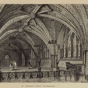 St Stephens Crypt, Westminster (engraving)