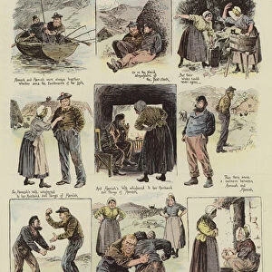 The Story of Homesh and Hamish, a Warning to Husbands and Wives (chromolitho)