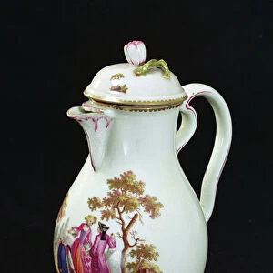 Swiss Coffeepot, 18th century (ceramic)