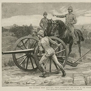 The Victorian Horse Artillery (engraving)