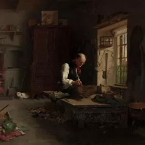 The Village Tailor, c. 1851 (oil on canvas)