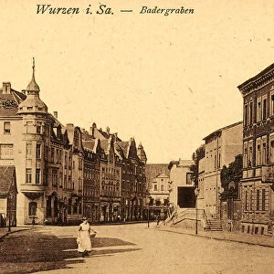 Buildings Wurzen 1920 Landkreis Leipzig Badergraben