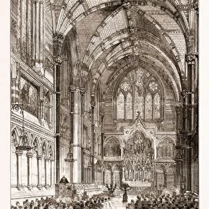 The New Chapel of Keble College, Oxford, Oxford University, Uk, 1876