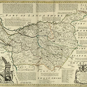County Map of Cheshire, c. 1777