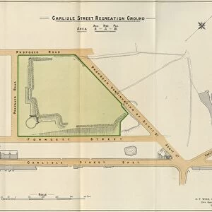 Plan of Carlisle Street Recreation Ground, 1897