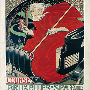 Automobile Club Belgique. Course Bruxelles - Spa, 1898. Creator: Gaudy