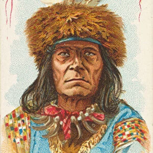 Big Razor, Blackfeet Sioux, from the American Indian Chiefs series (N2) for Allen &