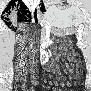 "Burghers"of Ceylon;Four Months in Ceylon, 1875. Creator: Unknown