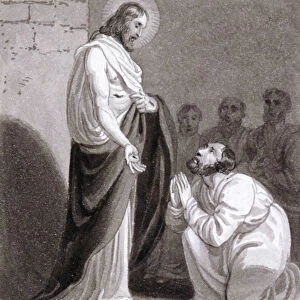 Christ and St Thomas, c1810-c1844. Artist: Henry Corbould