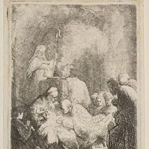 The Circumcision: Small Plate, ca. 1630. Creator: Rembrandt Harmensz van Rijn