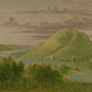 Curious Grassy Bluffs, St. Peters River, 1861 / 1869. Creator: George Catlin