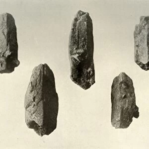 Feldspar Crystals from Summit of Mount Erebus (Natural Size), 1909