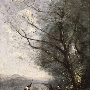 The Ferryman, ca. 1865. Creator: Jean-Baptiste-Camille Corot