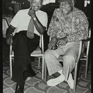 Freddie Green and Count Basie at the Grosvenor House Hotel, London, 1979. Artist