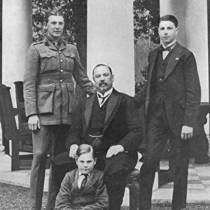 General Botha and his three sons, 1914