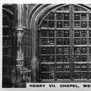 Henry VII Chapel, Westminster Abbey, London, c1920s