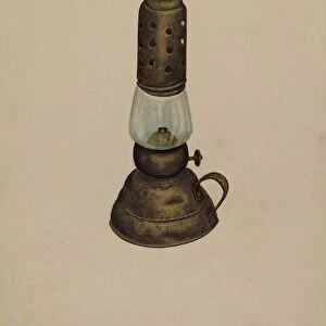 Lamp, c. 1939. Creator: Paul Poffinbarger