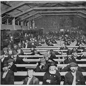 The Penny Sit-Up, Salvation Army shelter, Blackfriars, London, c1900 (1901)