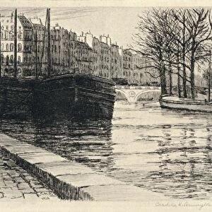 The Pont St Michel, 1915. Artist: Caroline Helena Armington