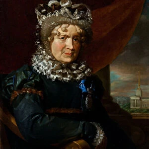 Portrait of Charlotte von Lieven, nee von Gaugreben (1743-1828), 1831. Creator: Anonymous