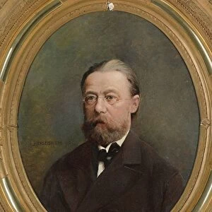 Portrait of the composer Bedrich Smetana. Creator: Anonymous