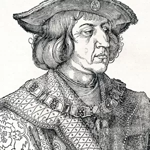 Portrait of Emperor Maximilian I, 1511, (1906). Artist: Albrecht Durer