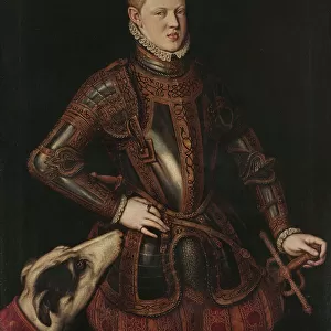Portrait of the King Sebastian of Portugal (1554-1578), Between 1571 and 1574. Creator: Morais, Cristóvão de (active 1551-1571)