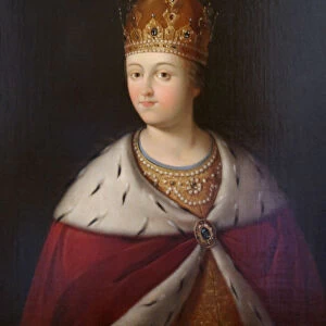 Portrait of the Regent Sofia Alexeyevna, first half of 19th century