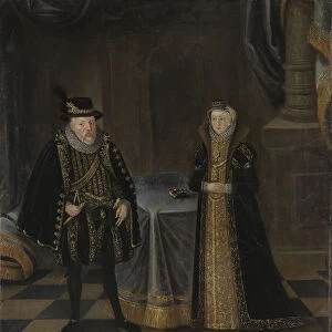 Portrait of Ulrich III (1527-1603), Duke of Mecklenburg and Elizabeth of Denmark (1524-1586), Duches