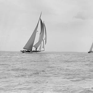 The schooners Margherita & Germania, 1913. Creator: Kirk & Sons of Cowes