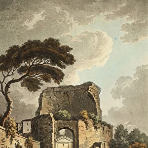 Tower of Pignattara, plate twenty-two from the Ruins of Rome, published February 20, 1798