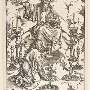 The Vision of the Seven Candlesticks, from The Apocalypse. n. d. Creator: Albrecht Durer