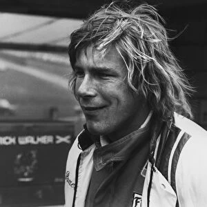1974 Race of Champions: James Hunt, retired, portrait